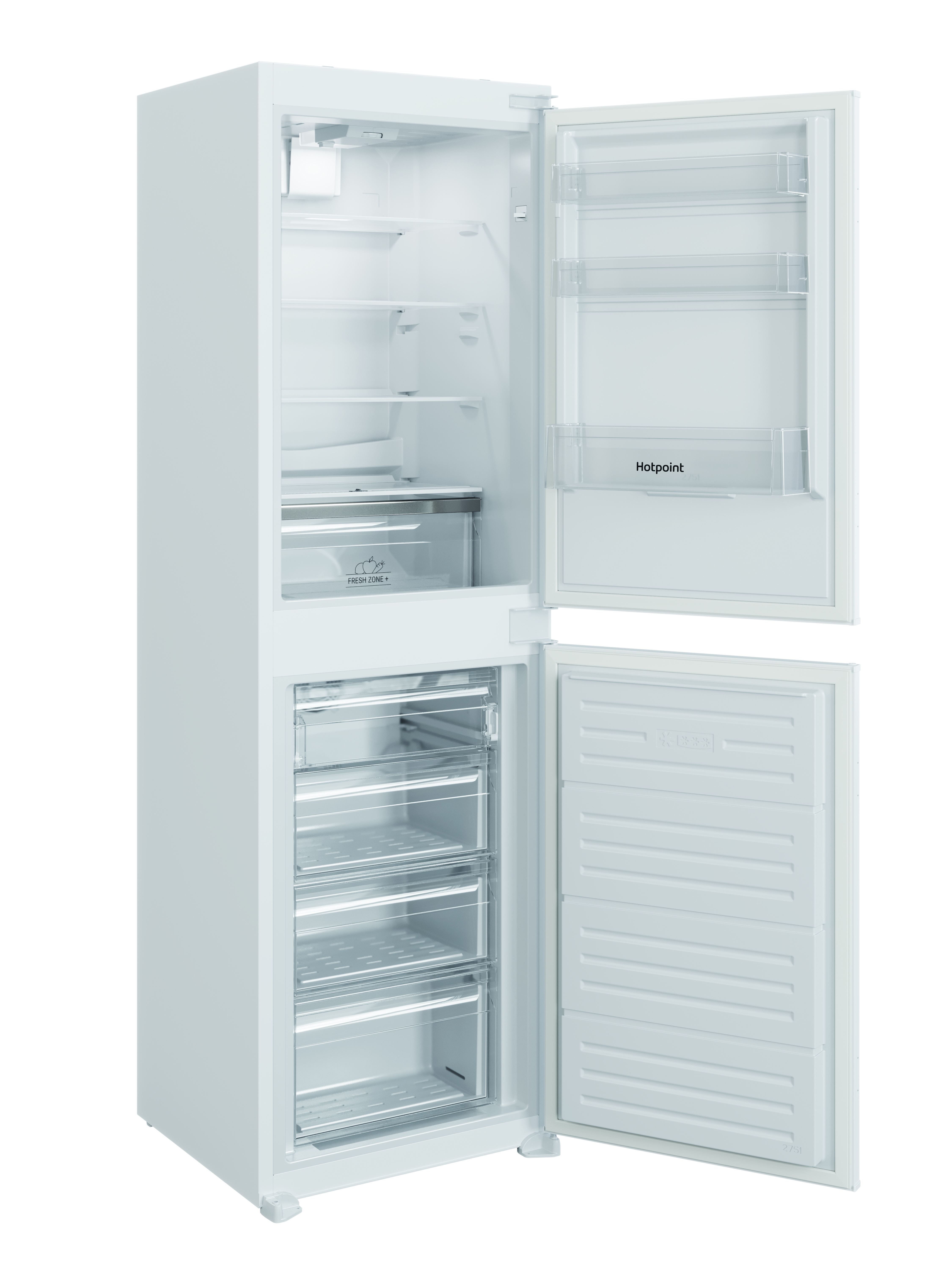 GRADE A2 - Hotpoint HBD5517W 234 Litre Freestanding Fridge Freezer 50