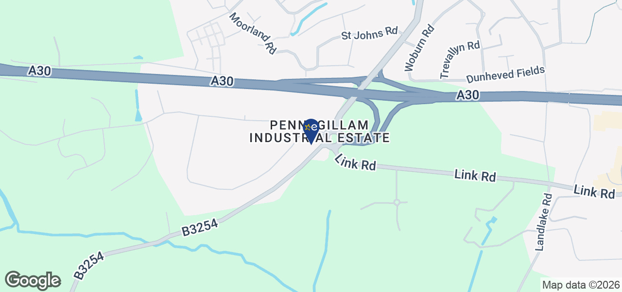 Map showing location of Hockridge Appliance Centre