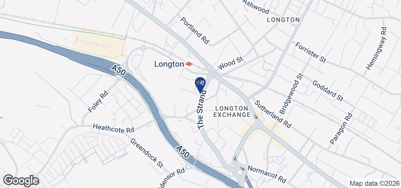 Map showing location of Hylands - Longton