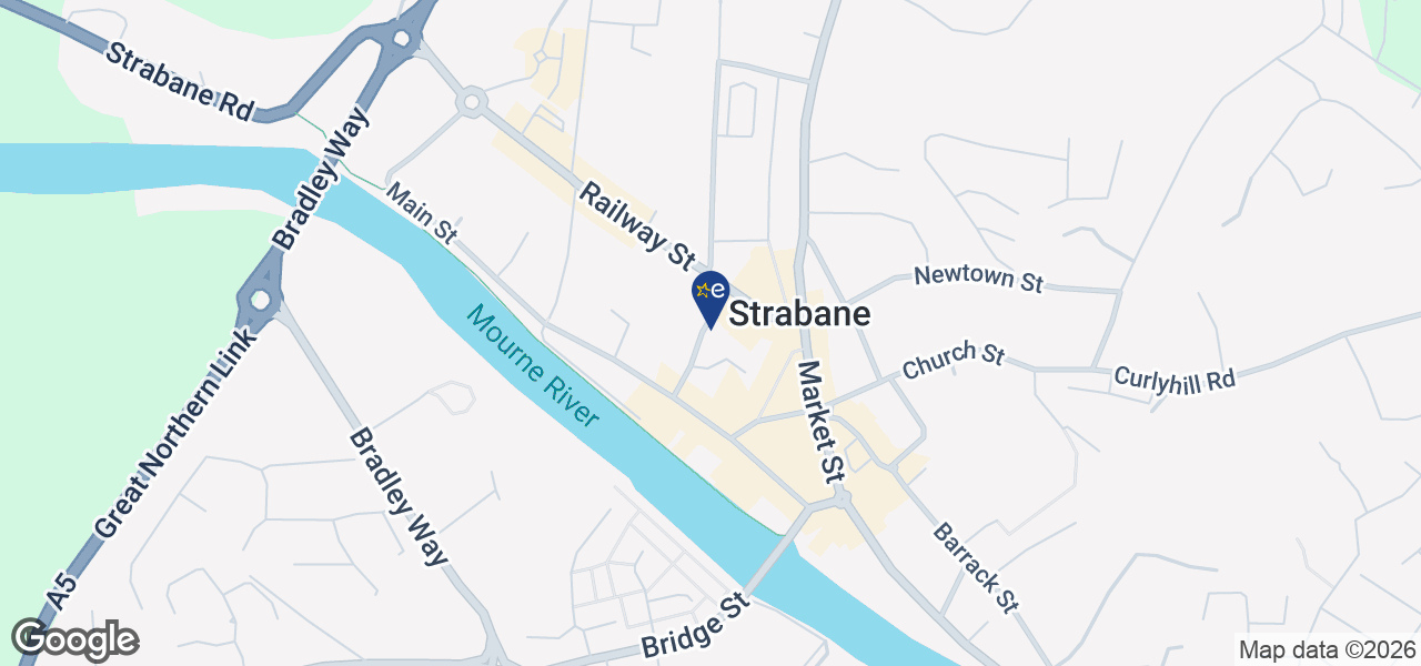 Map showing location of J Arthur Electrical Ltd