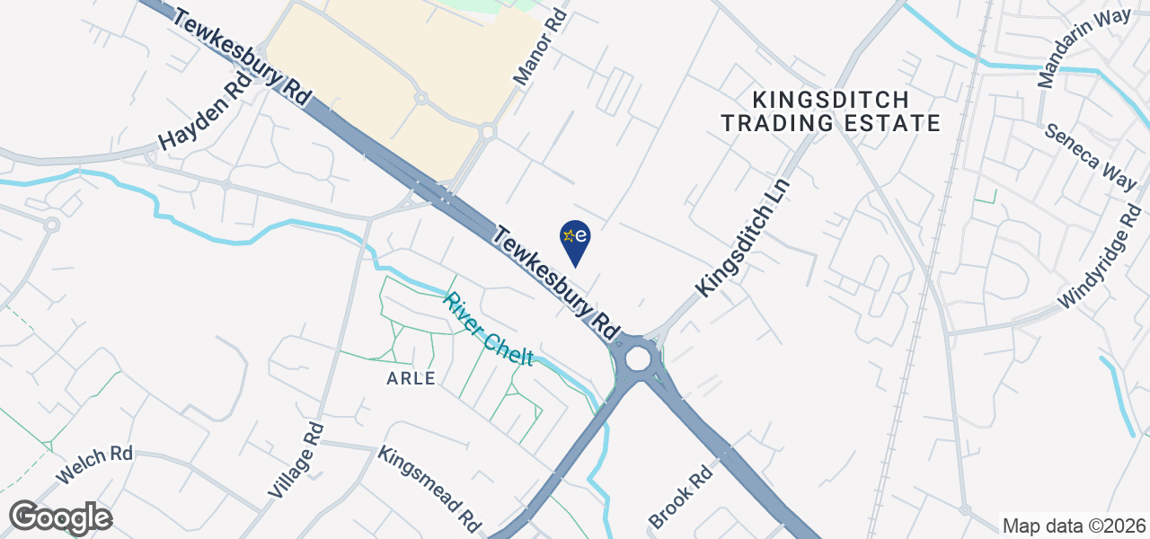Map showing location of Leekes - Cheltenham