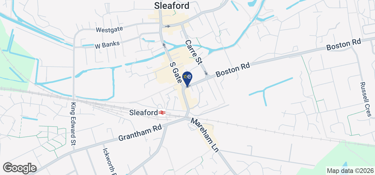 Map showing location of J Jenkins Electrical Ltd