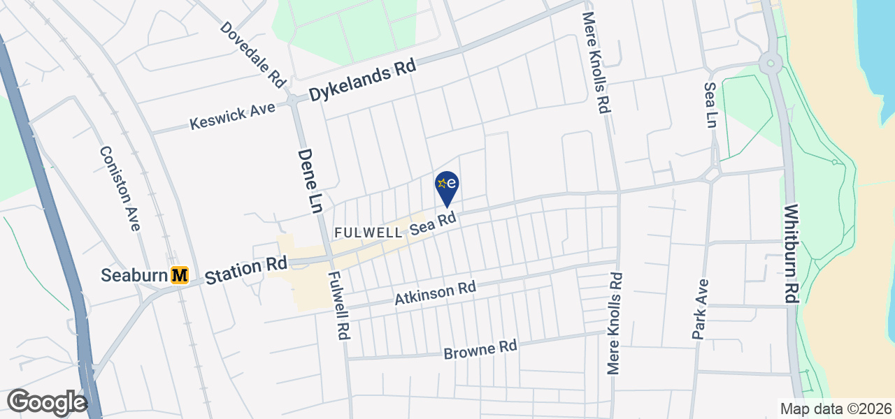 Map showing location of Calverts - Sunderland