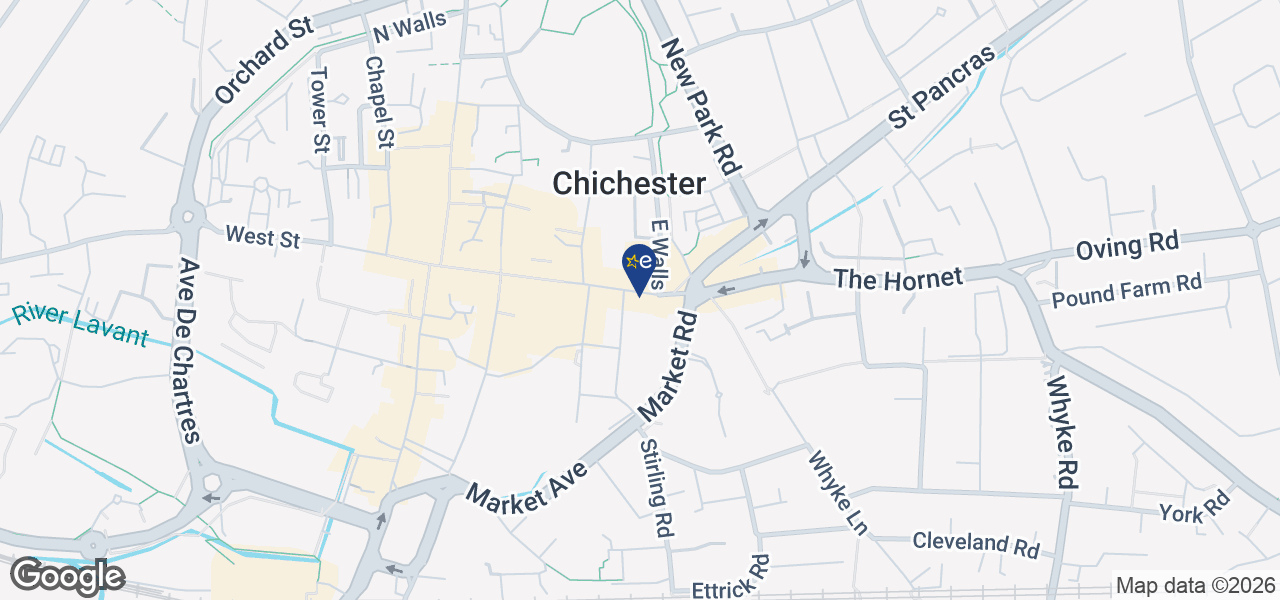 Map showing location of Johnstons Domestic Appliances - Chichester