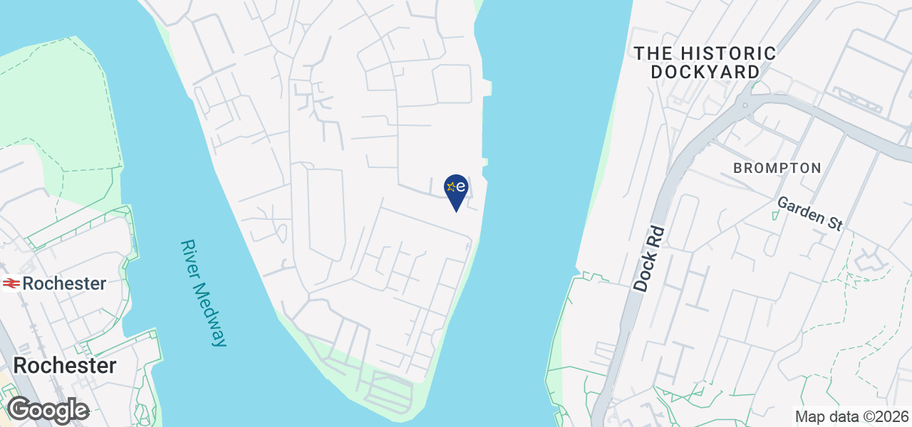 Map showing location of KDH Appliances
