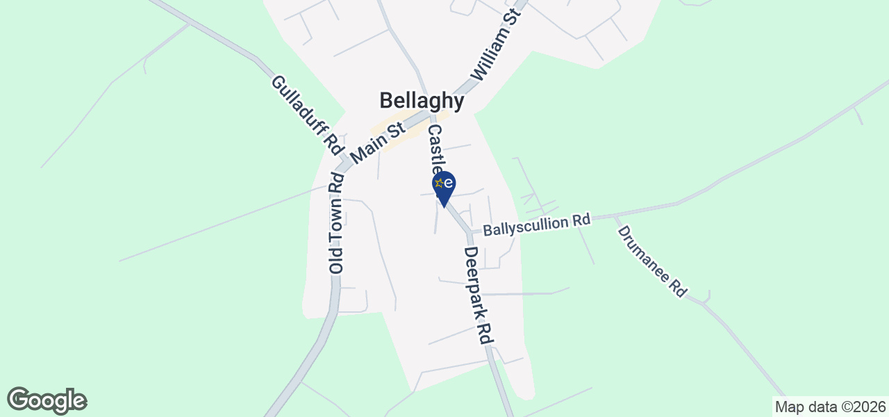 Map showing location of Kearney's - Kearneys Bellaghy