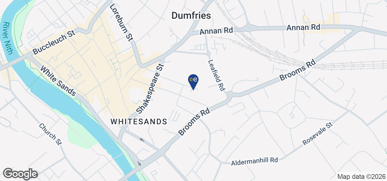 Map showing location of Kevin Farish Ltd