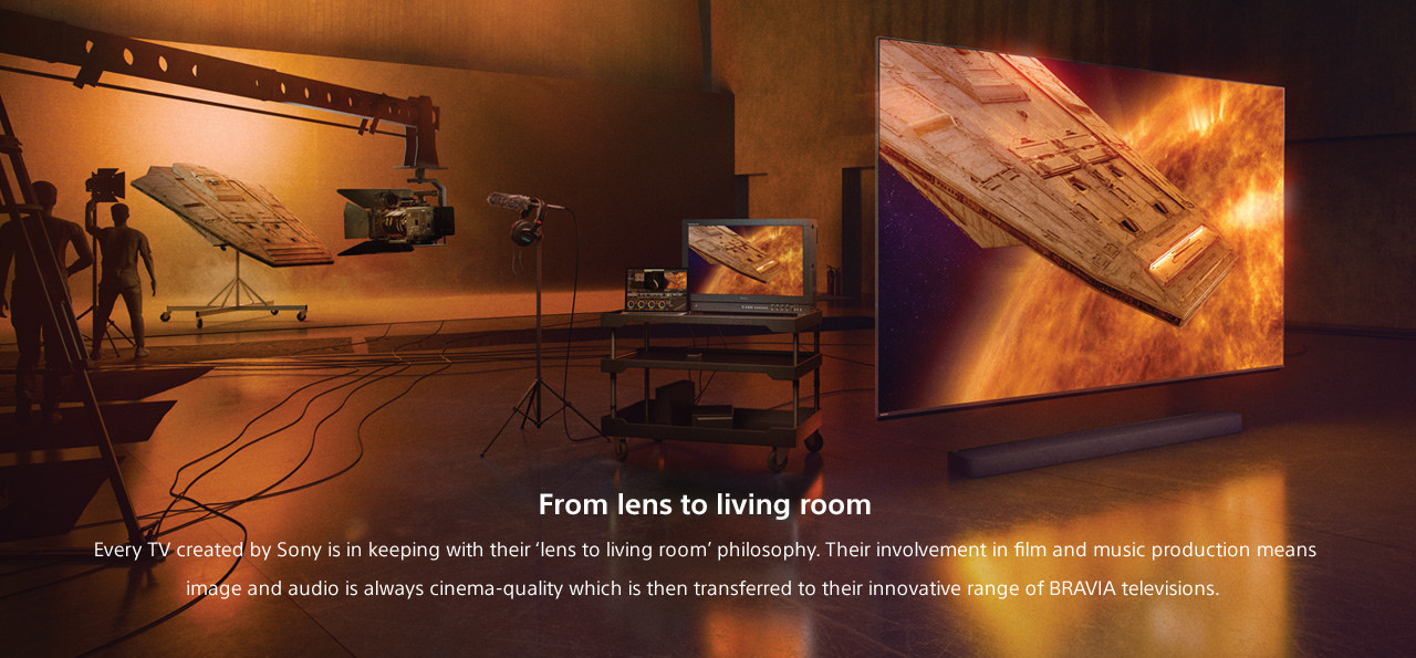 Sony Televisions From Lens to Living Room Banner