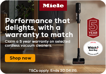B2C Cat Advert - 02.02-30.04 Miele Duoflex 5 Year Warranty - 869bupnpx 