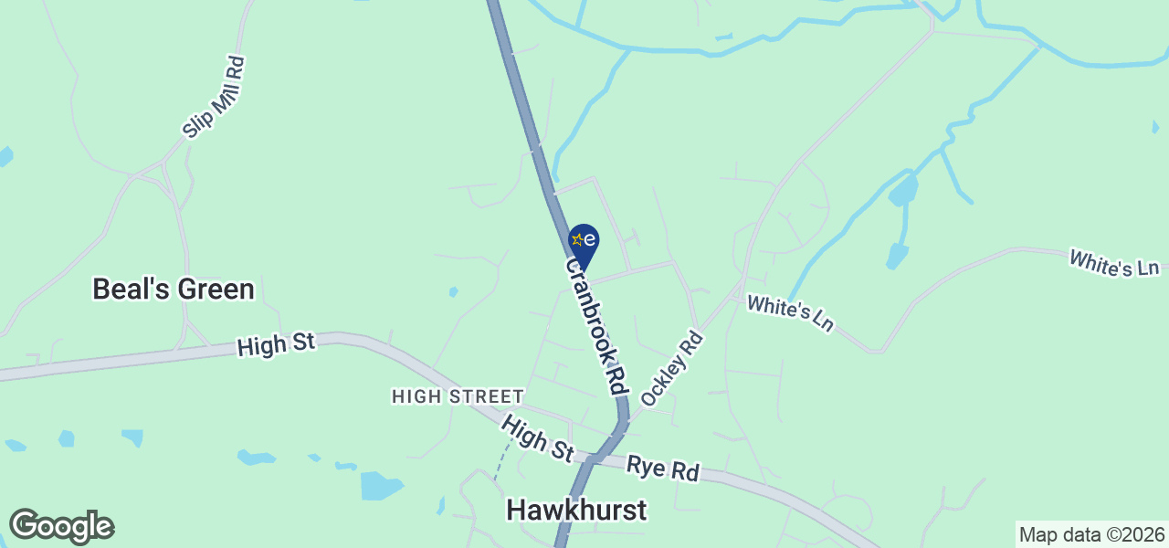 Map showing location of Martins of Hawkhurst Ltd