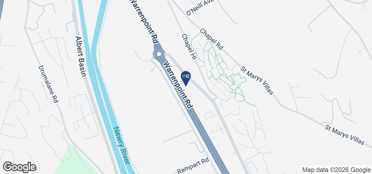Map showing location of Newage Electrical Ltd