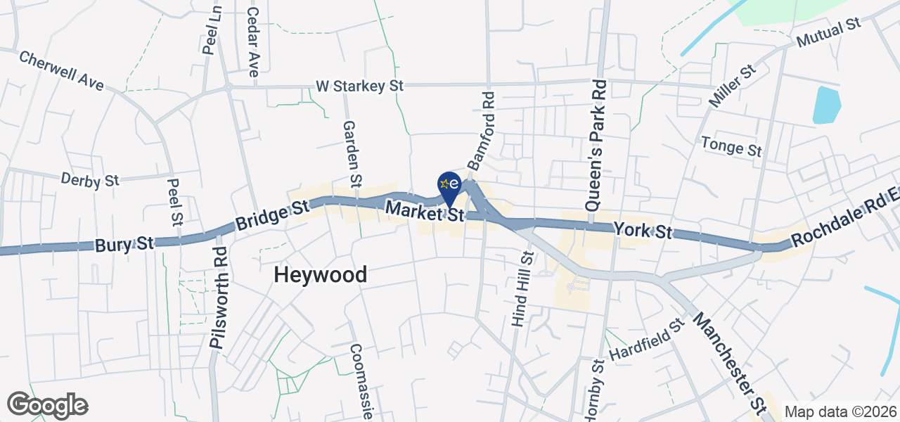 Map showing location of Electro Services