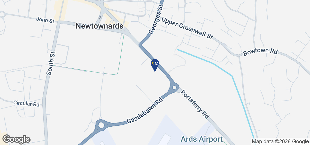 Map showing location of PJW Electrics Ltd