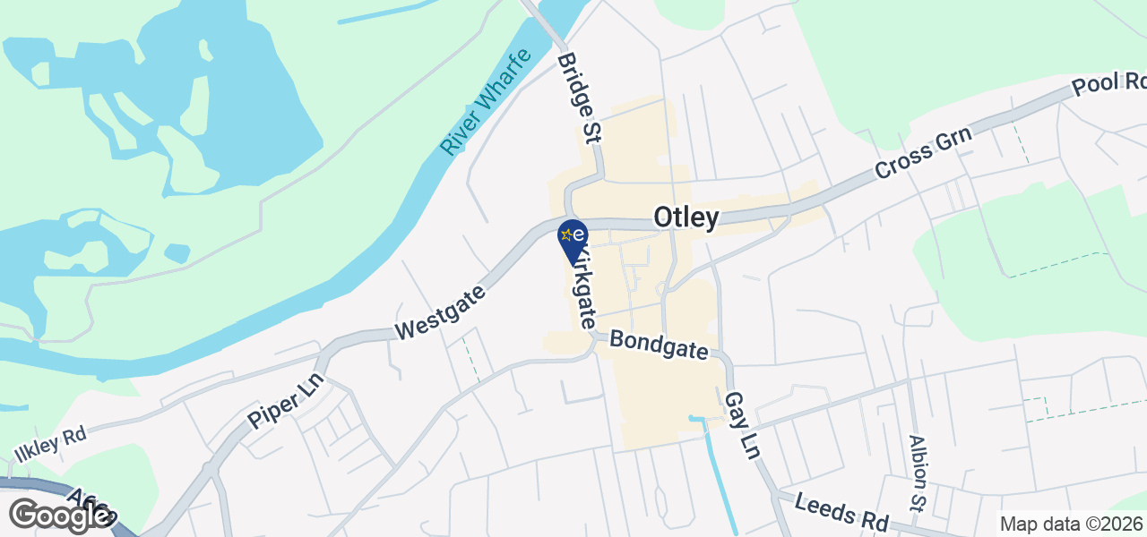 Map showing location of Pennine Plus - Otley