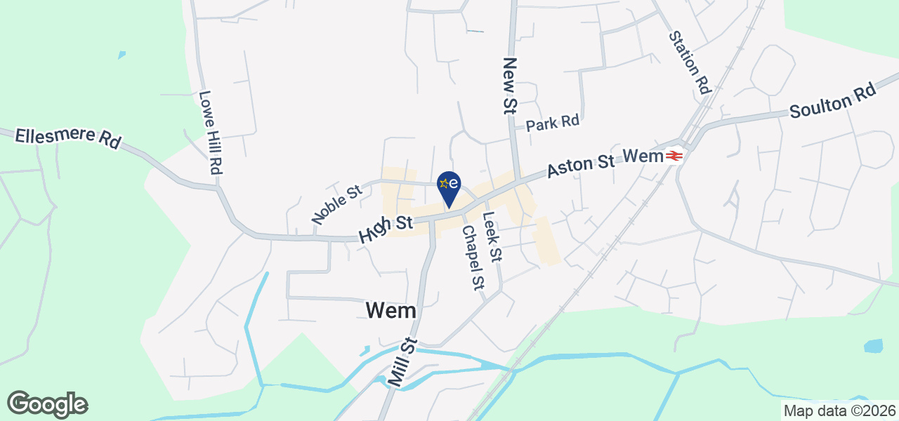 Map showing location of Princes TV & Video