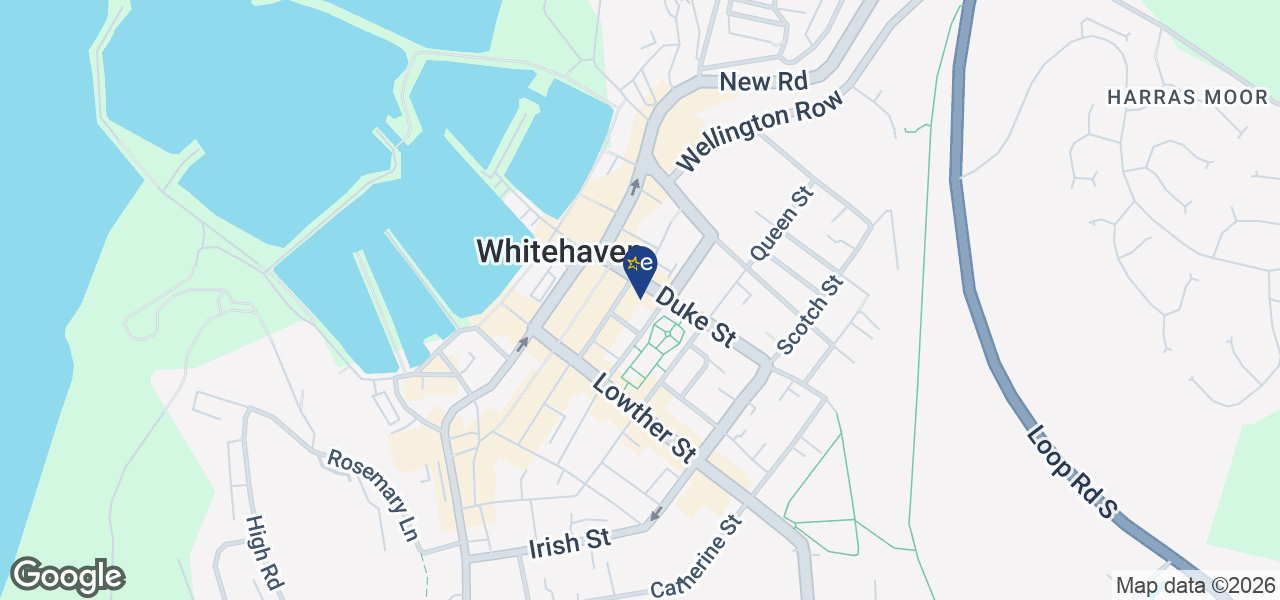 Map showing location of R L Brooks Ltd