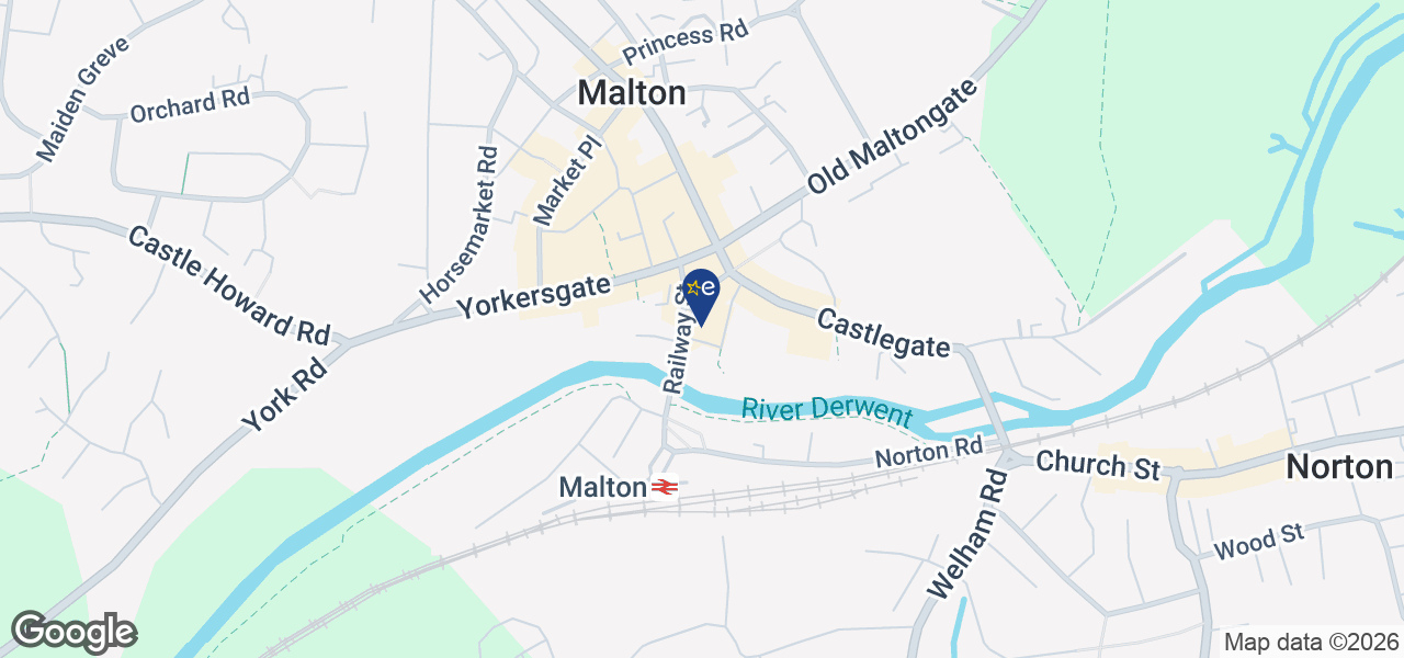 Map showing location of R Yates & Sons Ltd