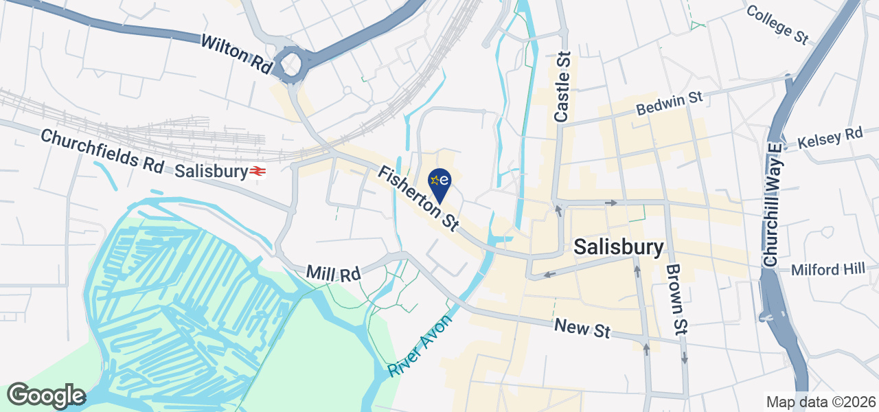 Map showing location of Baileys Domestic Appliances