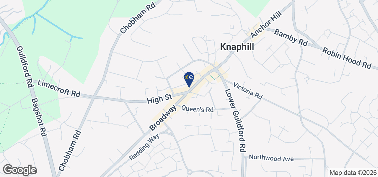 Map showing location of RSM Domestic Appliances - Knaphill