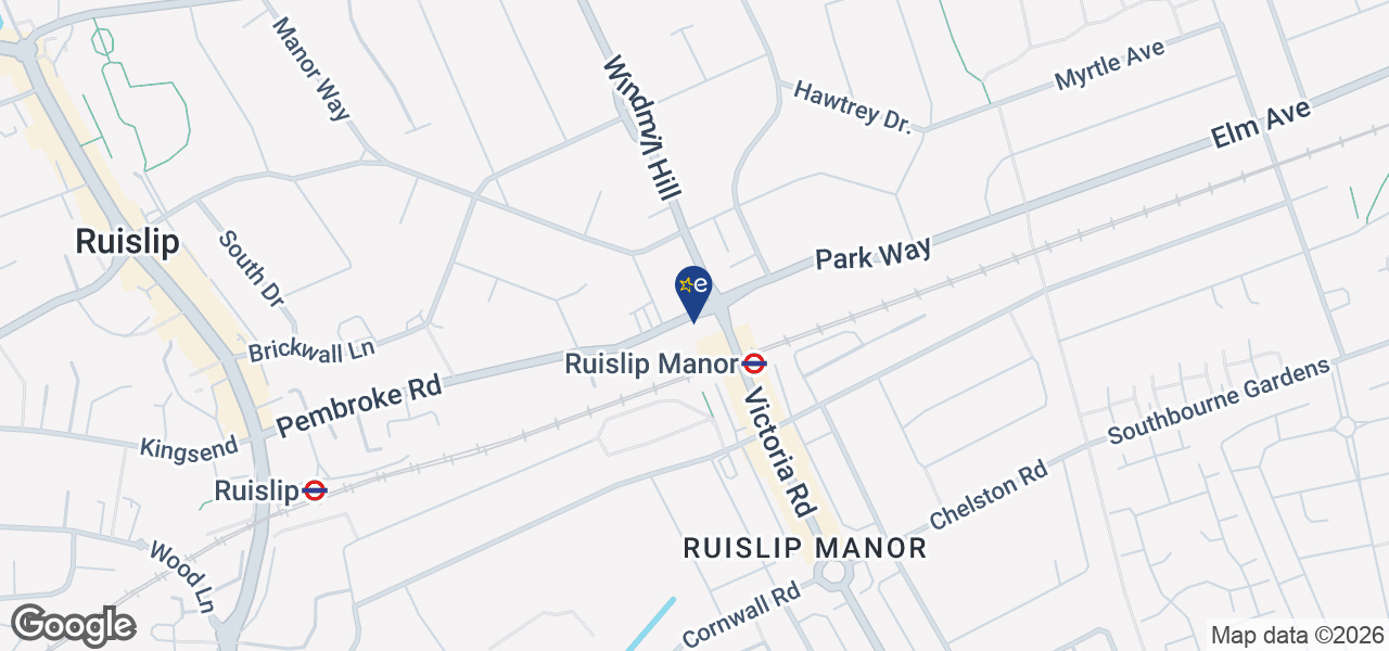 Map showing location of Ruislip Appliances Ltd