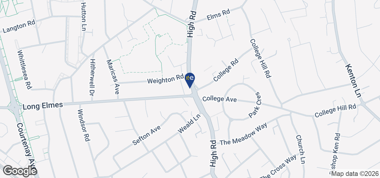 Map showing location of Sorrell And Son