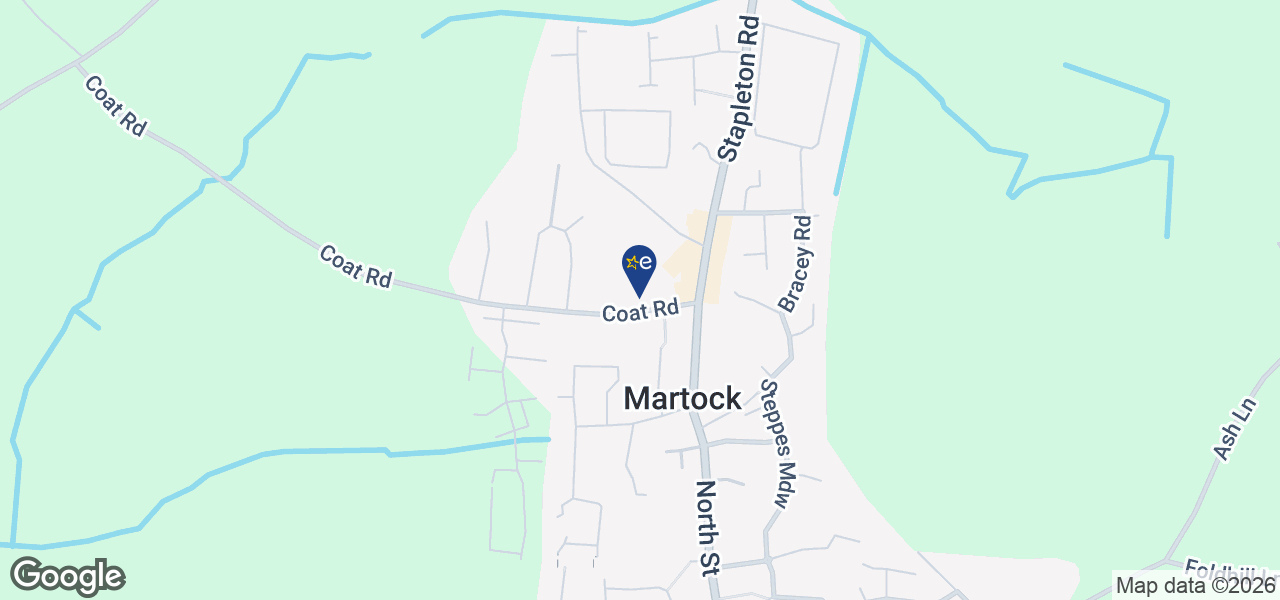 Map showing location of Sparkworld - Martock