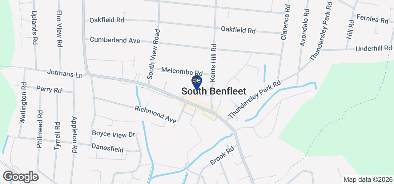 Map showing location of Stellisons - Benfleet Kitchen Showroom