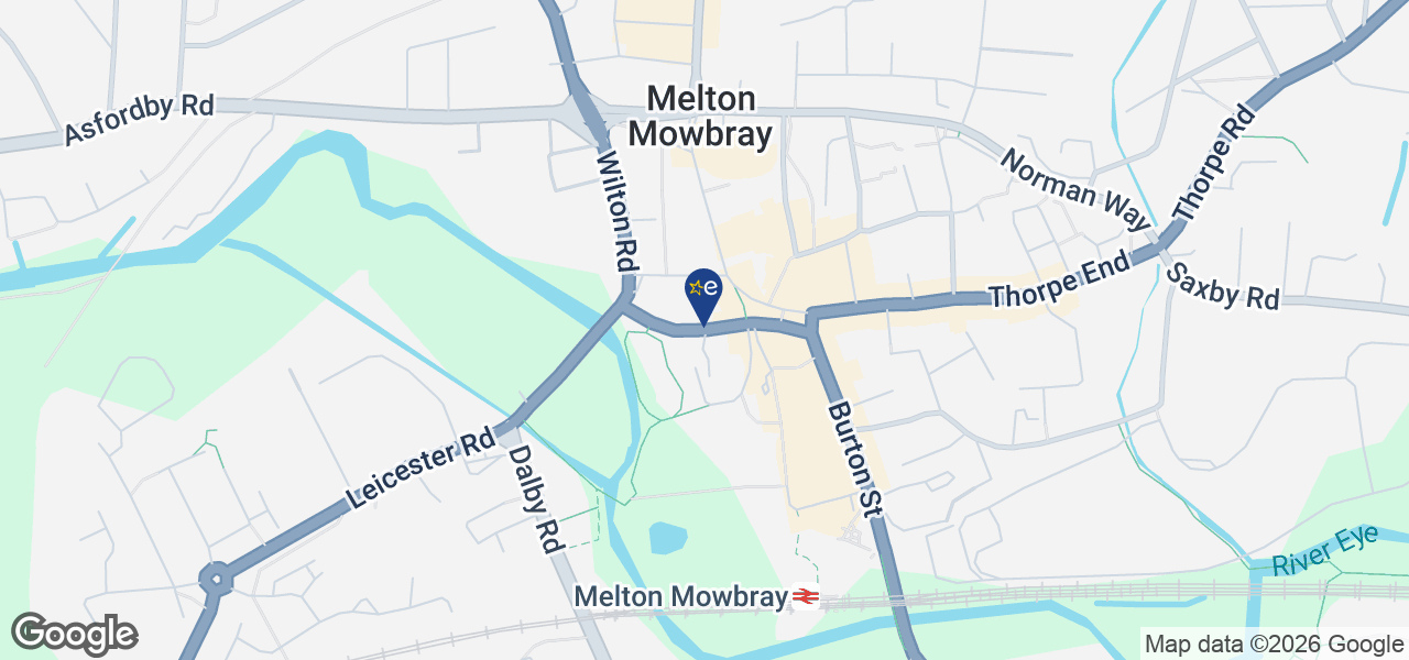 Map showing location of Stuart Westmoreland (Holdings) Ltd - Melton