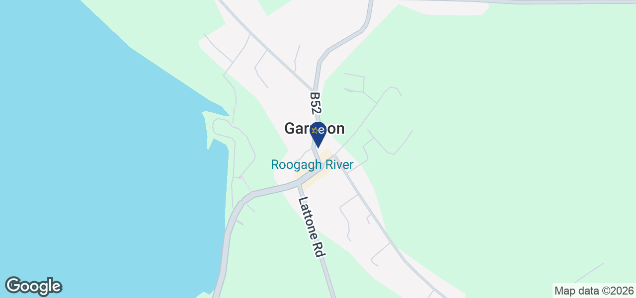 Map showing location of T Keown Electrical