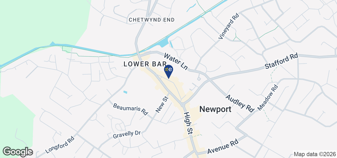 Map showing location of Tylers Gas & Electrical