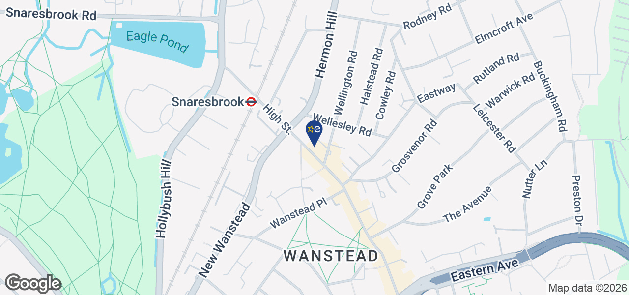 Map showing location of Wanstead Domestic Appliances