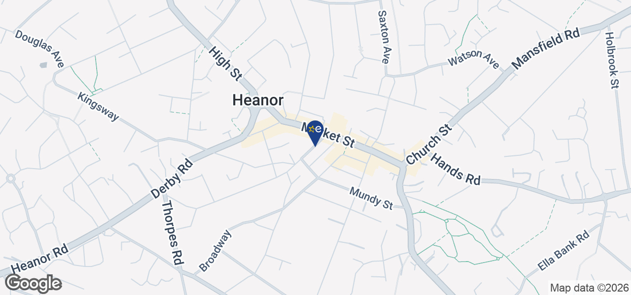 Map showing location of Wood Bros. Heanor Ltd
