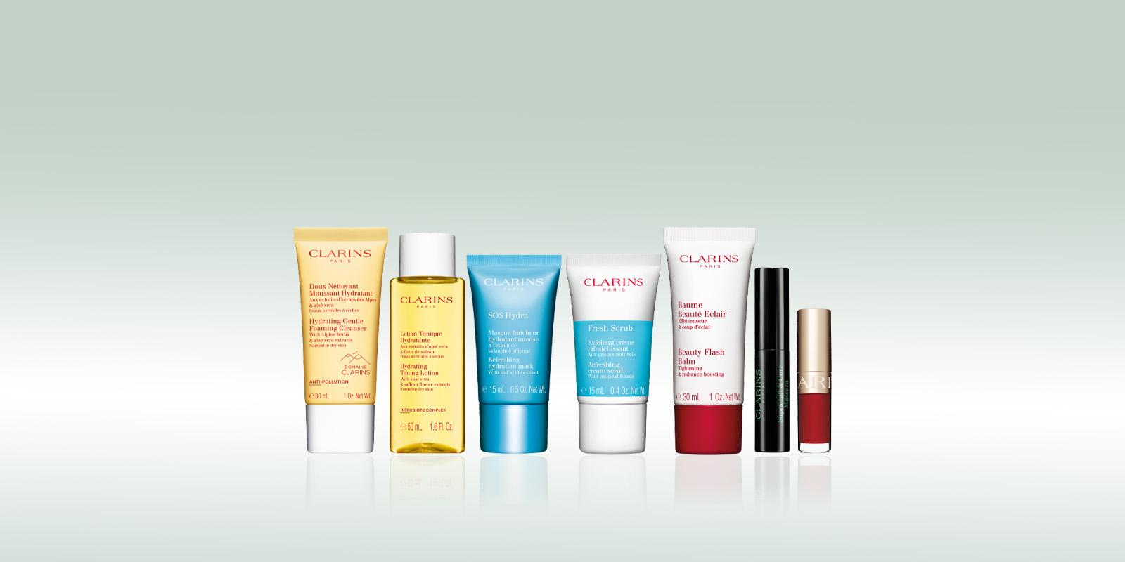 Clarins gift deals with purchase