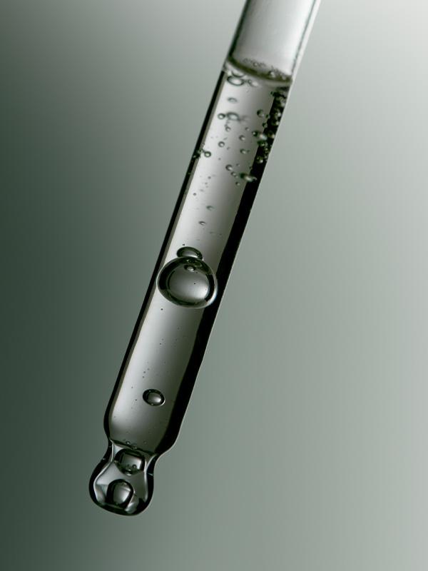 pipette with skincare product