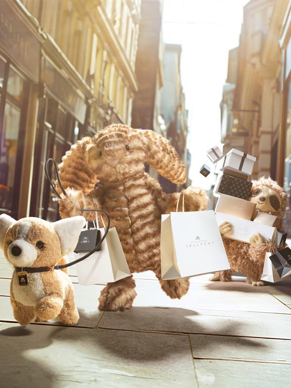 cuddly toys running