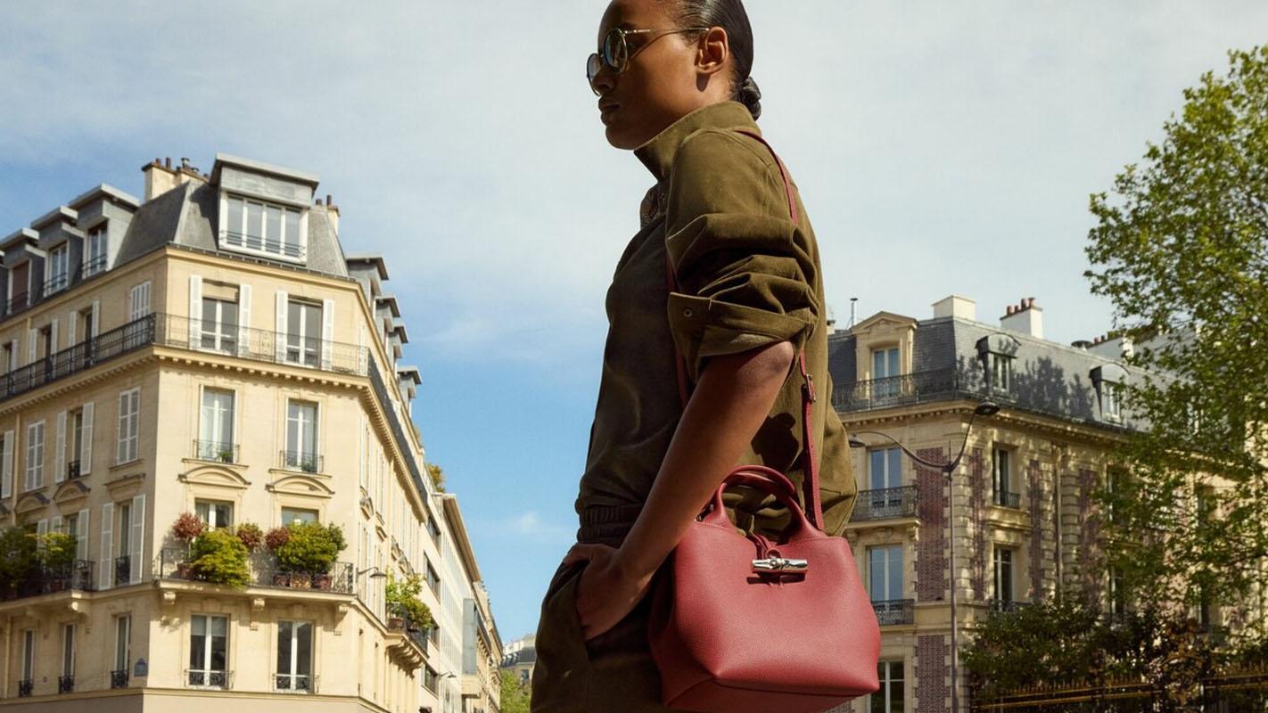 Woman walking in Paris