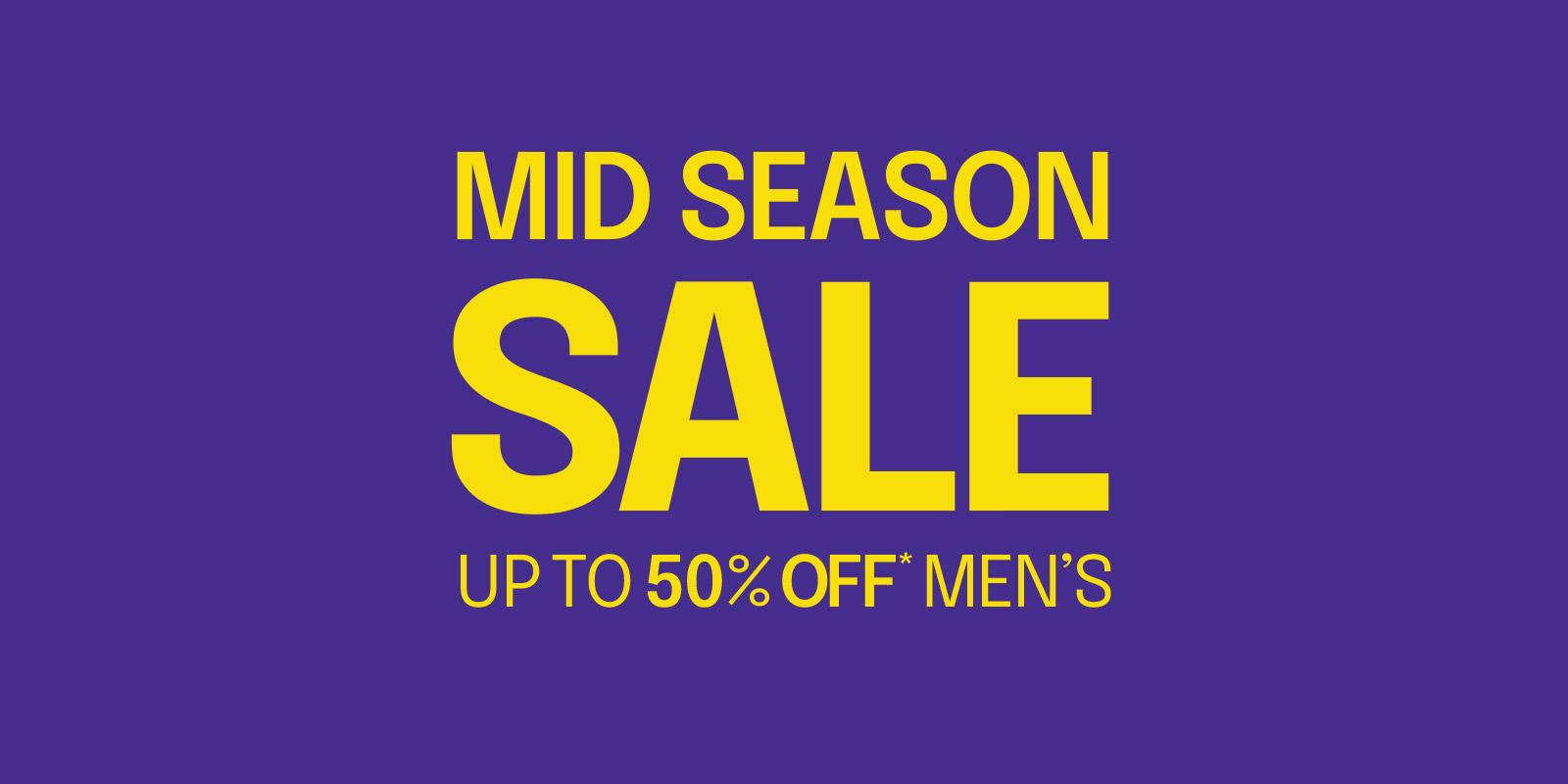 up to 50% off mens