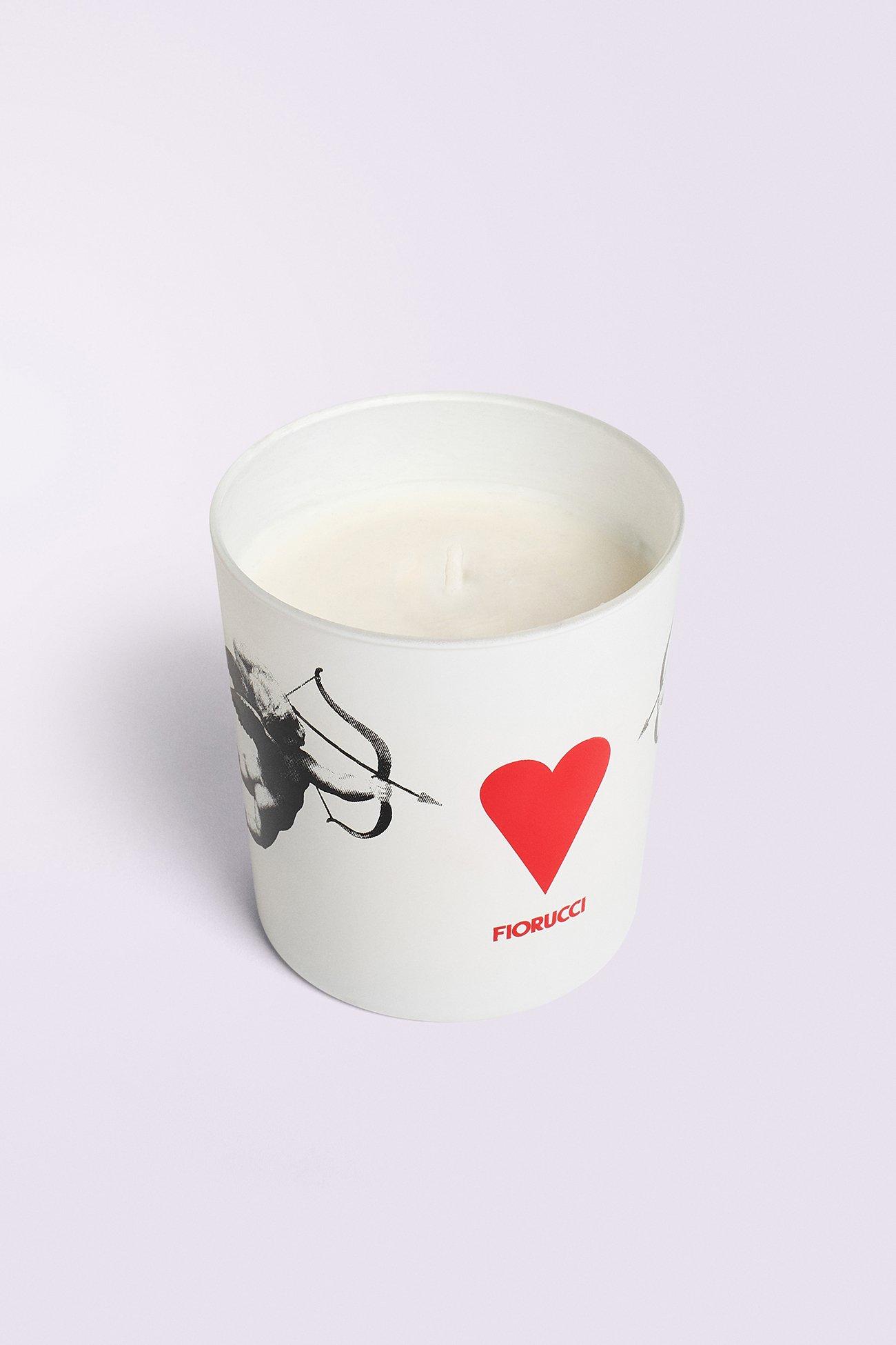 Cupid Scented Candle in White.