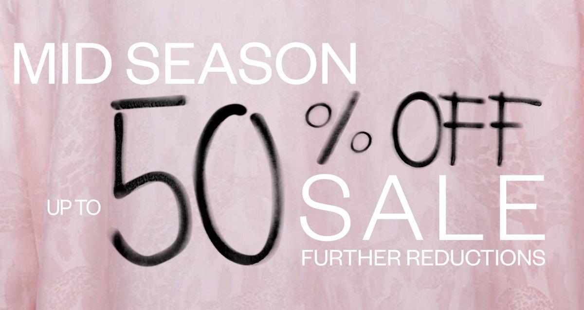 Mid Season Sale: Up to 50% off