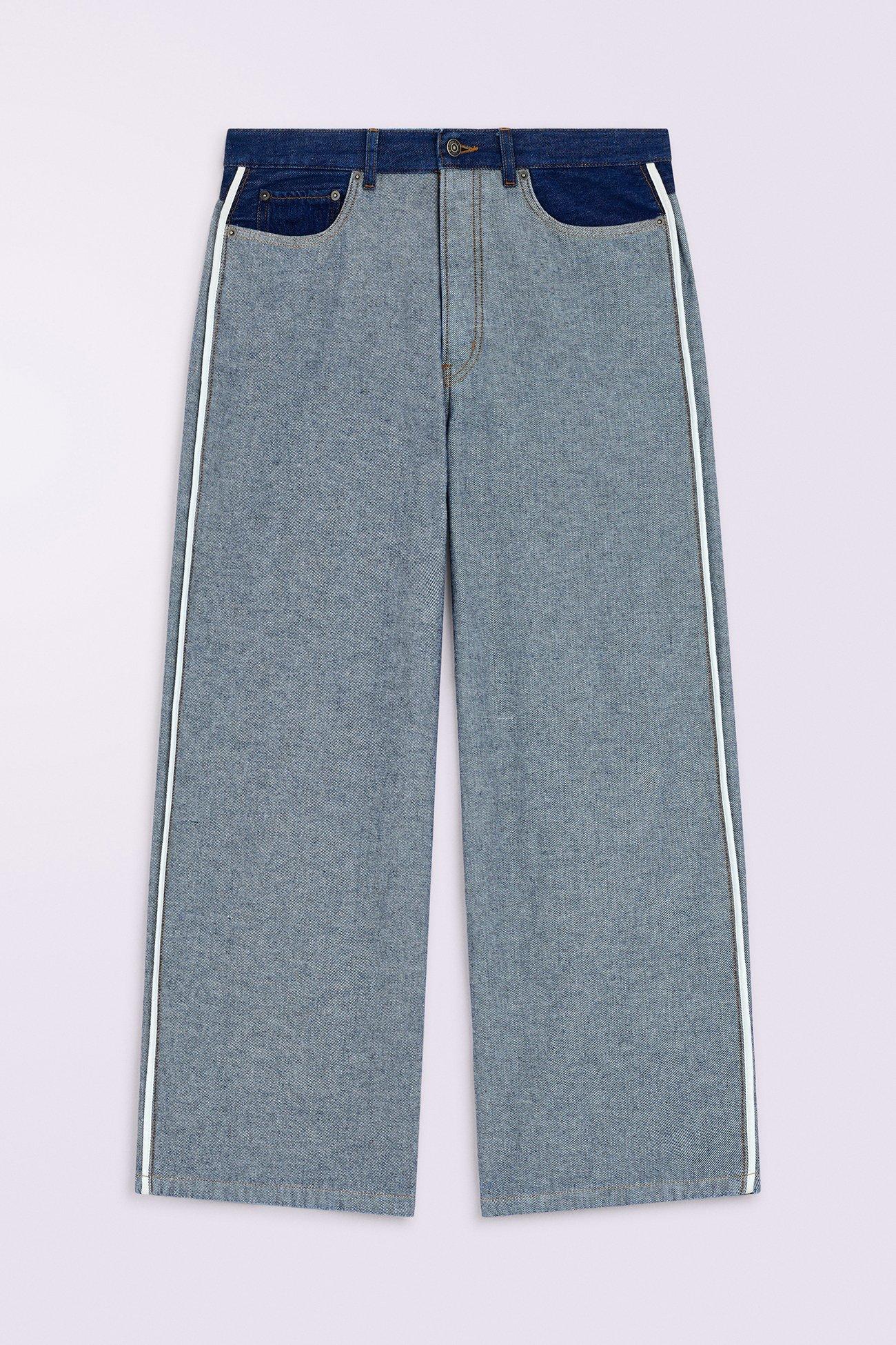 Inside Out Baggy Jeans Deep in Blue.