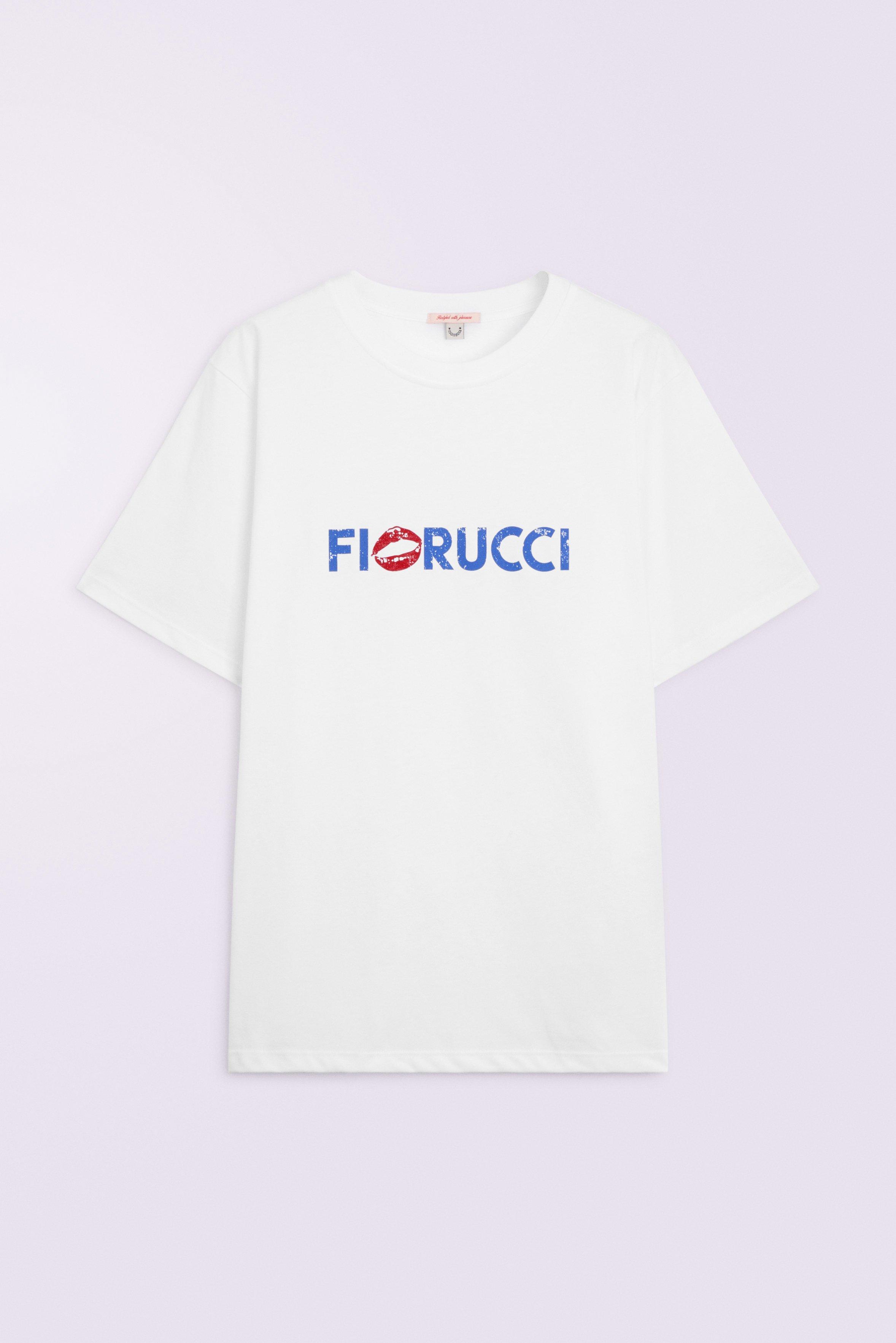 Unisex Triennale Milano x Fiorucci Lip Logo T-Shirt White