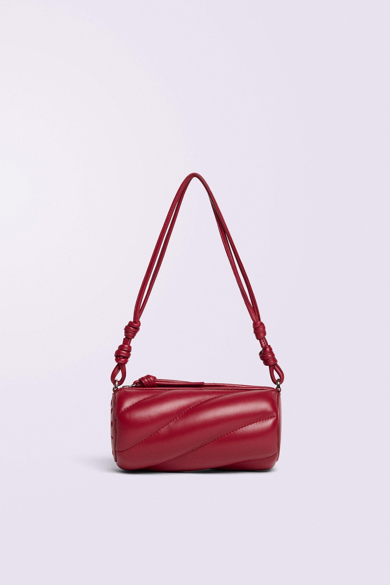 Kissing Angels Quilted Mini Bag in Black.