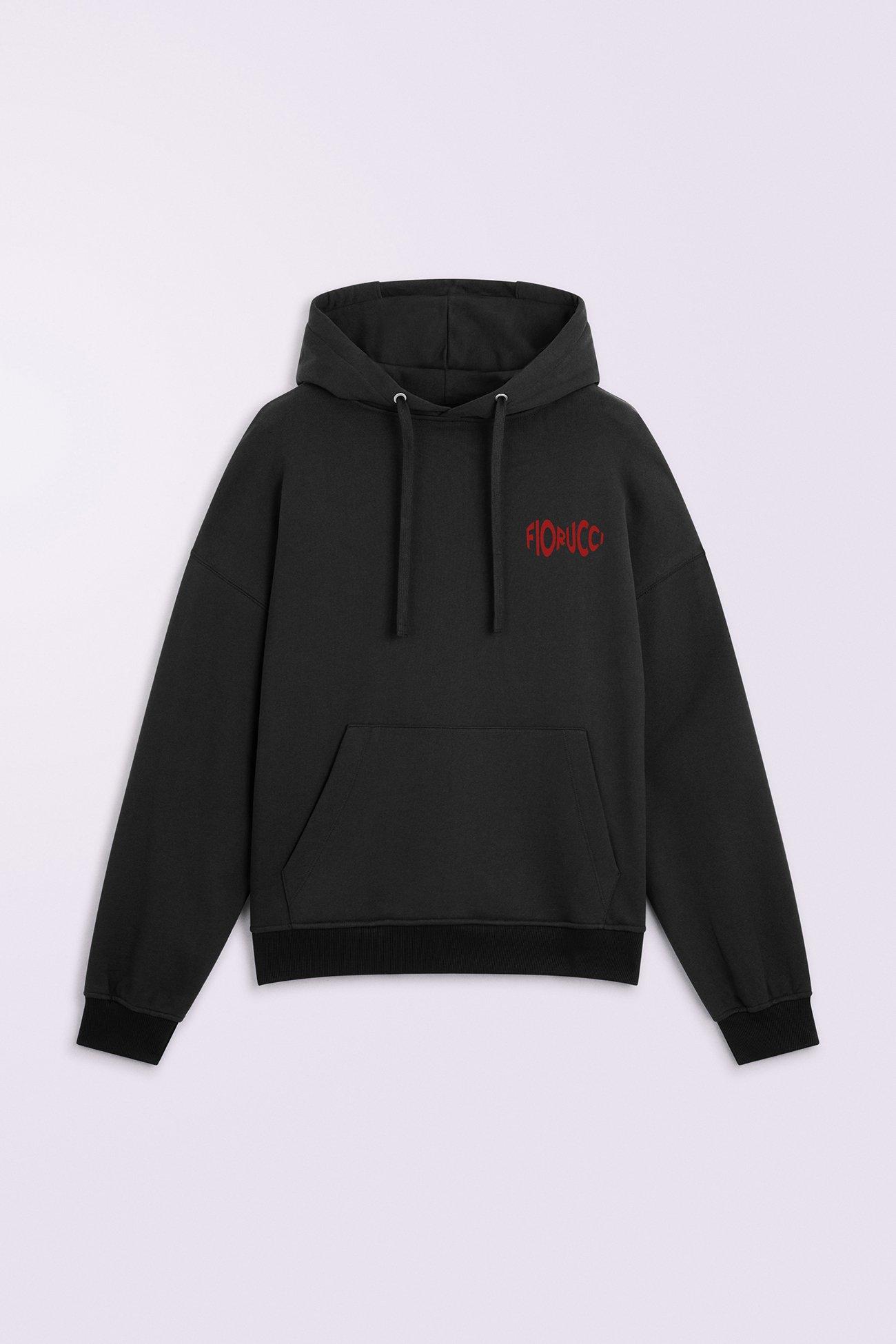 Cherry Mouth Hoodie Black