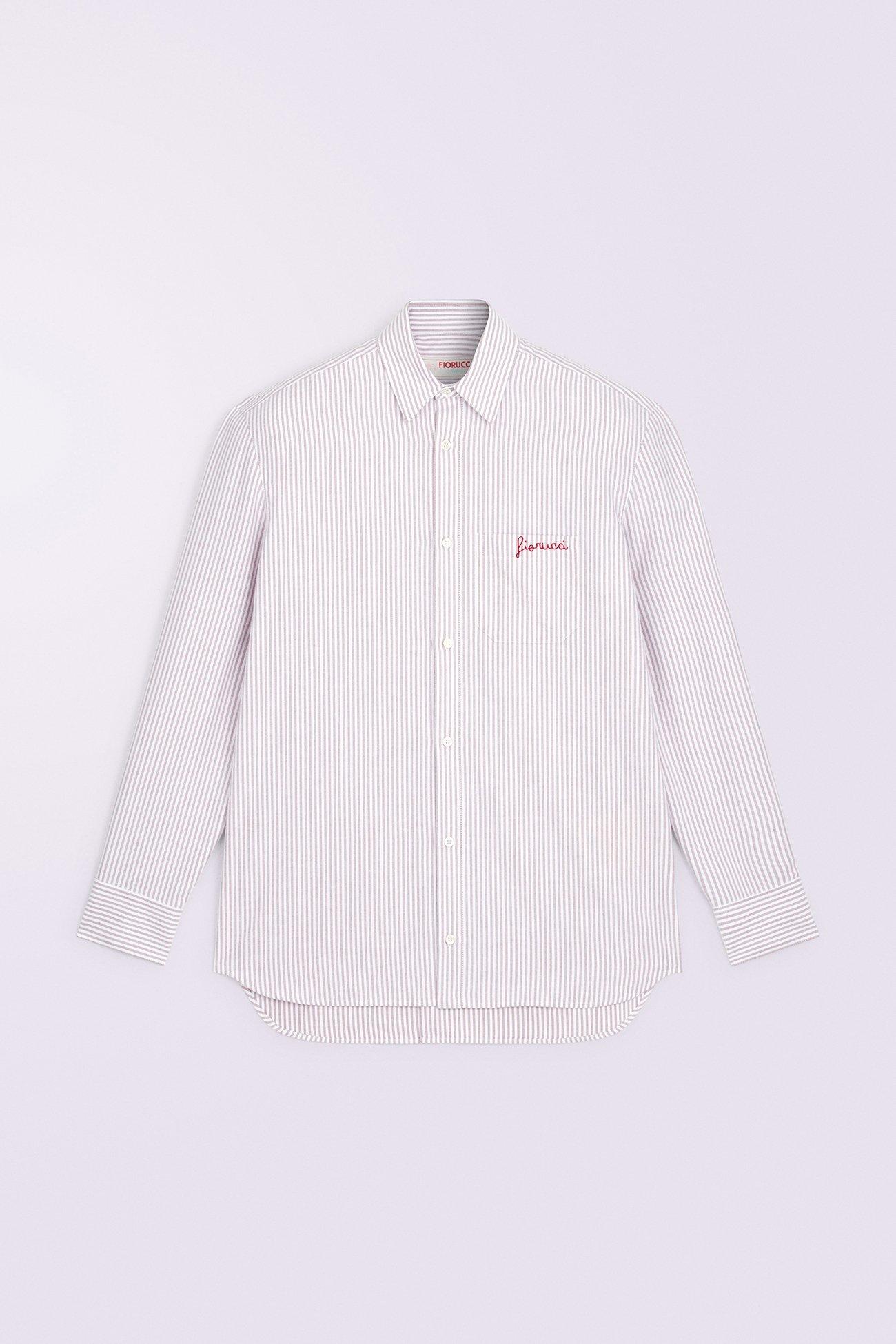 Stripe Flannel Shirt Pink