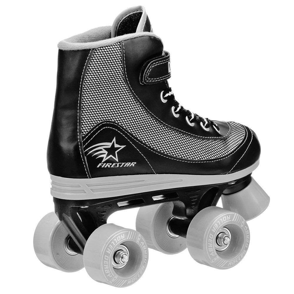 Black / Grey - Roller Derby - FIRESTAR V2 CHILDRENS QUAD ROLLER SKATES - 2