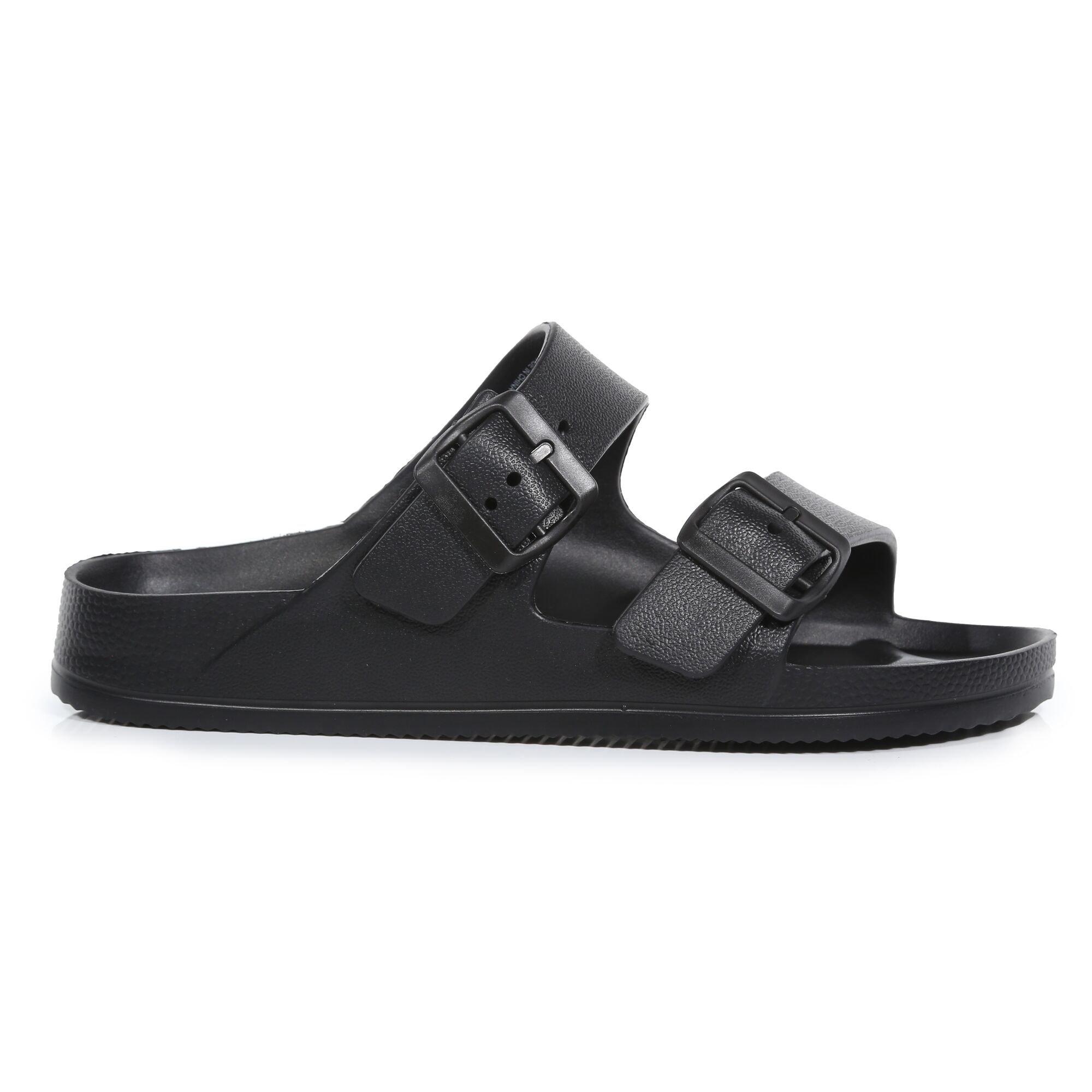 Black - Regatta - Women's Lady Brooklyn Slip On Walking Sandals - 3