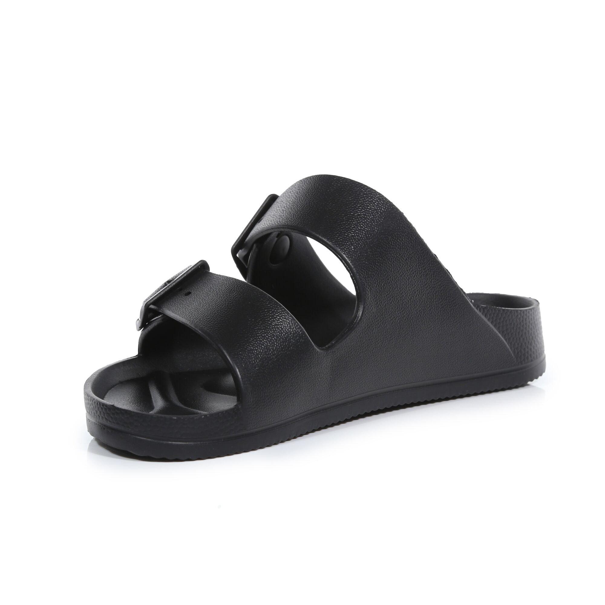 Black - Regatta - Women's Lady Brooklyn Slip On Walking Sandals - 4