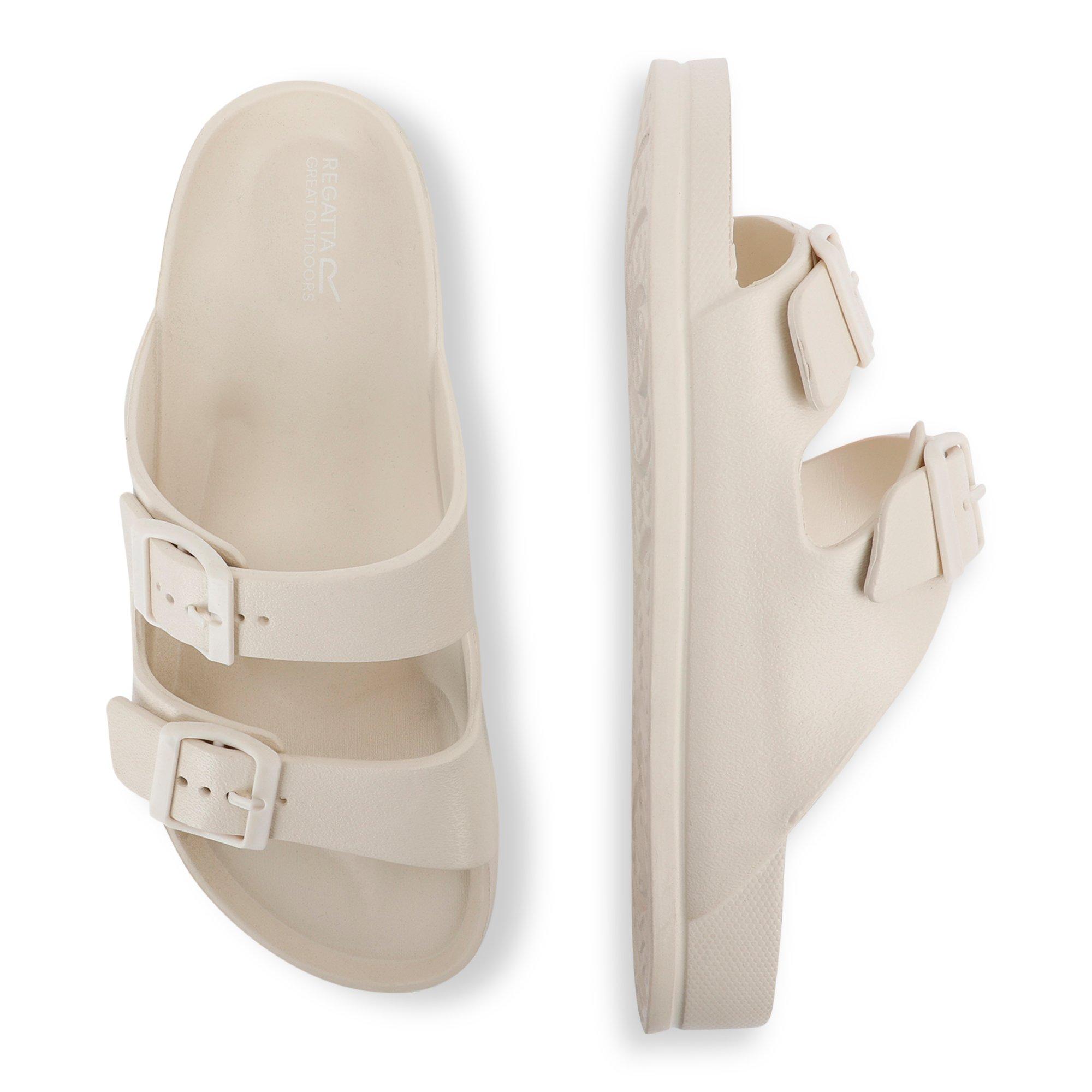 Light Vanilla - Regatta - Women's Lady Brooklyn Slip On Walking Sandals - 3