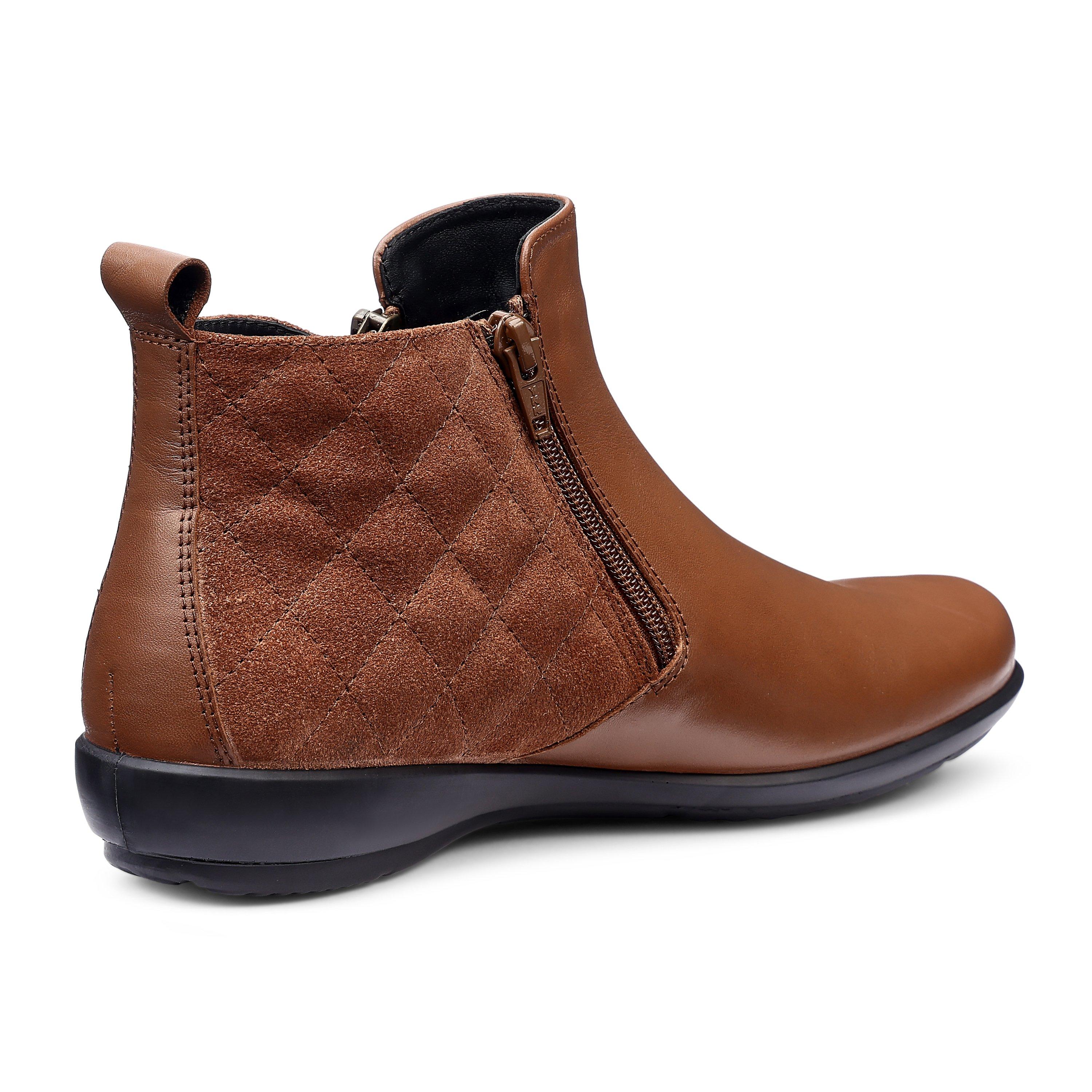 Rich Tan - Hotter - Winchester Wide Fit Ankle Boots - 4