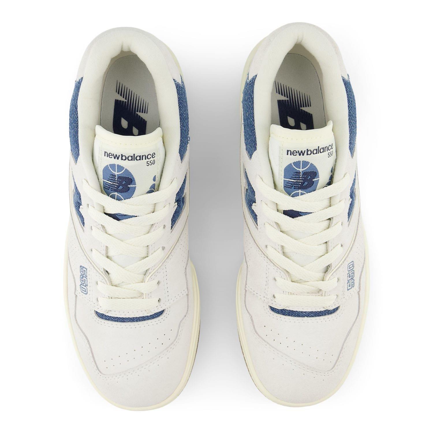 White - New Balance - 550 Trainers - 4
